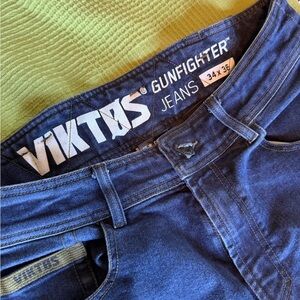 Viktos Gunfighter Slim Straight Jeans — Dark Blue